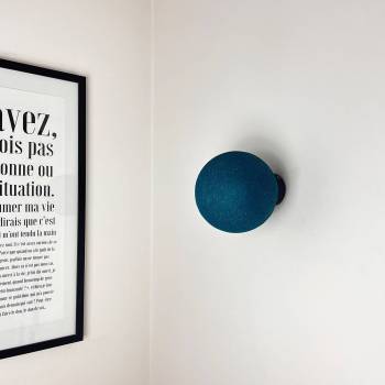 Applique Apapa bleu paon - Wandlamp - La Case de Cousin Paul
