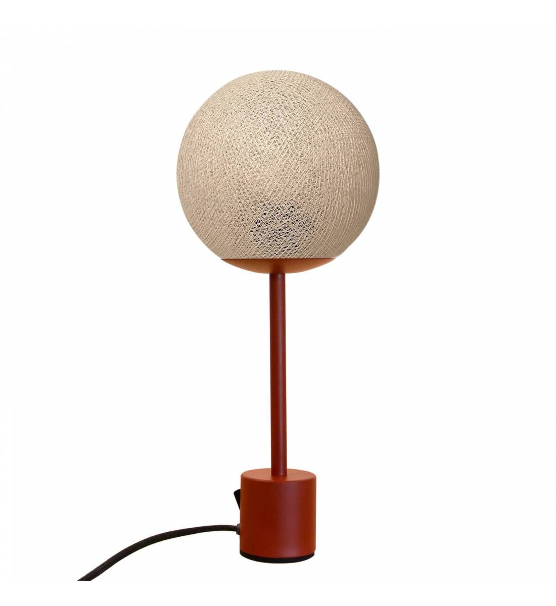 Lampe APAPA terracotta - Ecru - Lampe Apapa - La Case de Cousin Paul