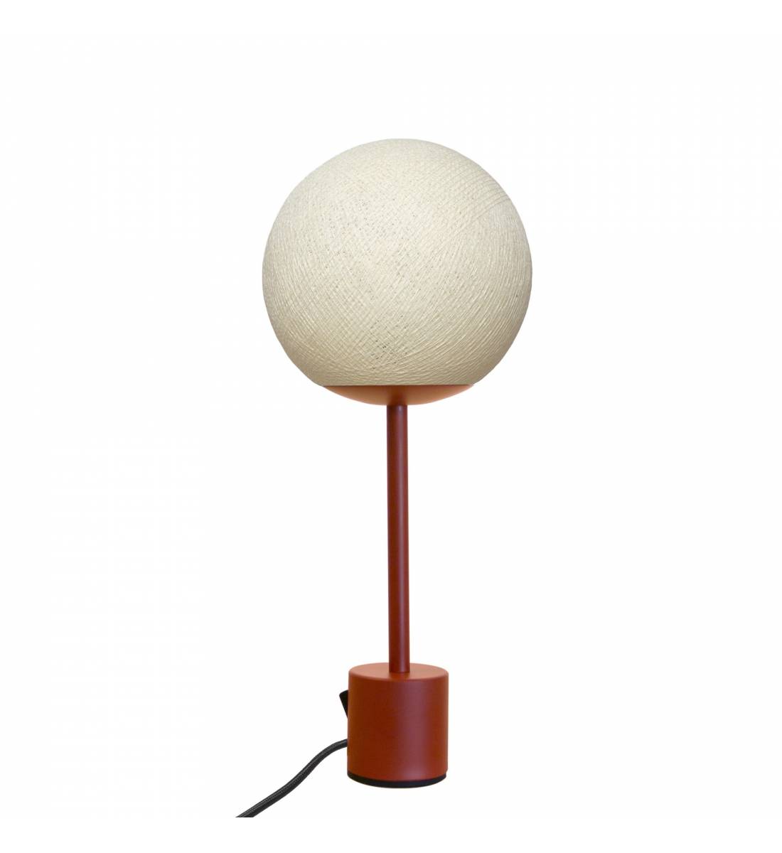 Terracotta-Lampe APAPA - Ecru - Renoviert - Renoviert - La Case de Cousin Paul