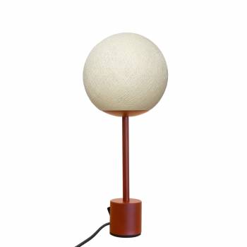 Terracotta lampe APAPA - Ecru - Refurbished - Refurbished - La Case de Cousin Paul