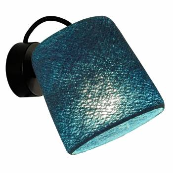 Wall Light Peacock blue 'Swing' - Wall light - La Case de Cousin Paul