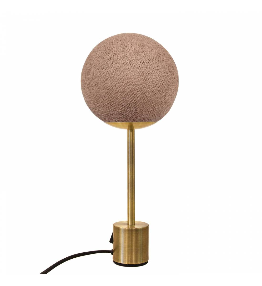 Brass lampe APAPA - Nude - Lamp Apapa - La Case de Cousin Paul