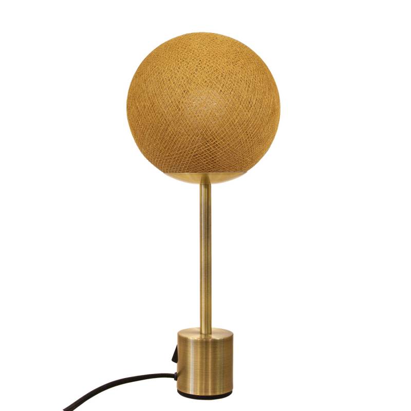 Brass lampe APAPA - Tobacco - Lamp Apapa - La Case de Cousin Paul