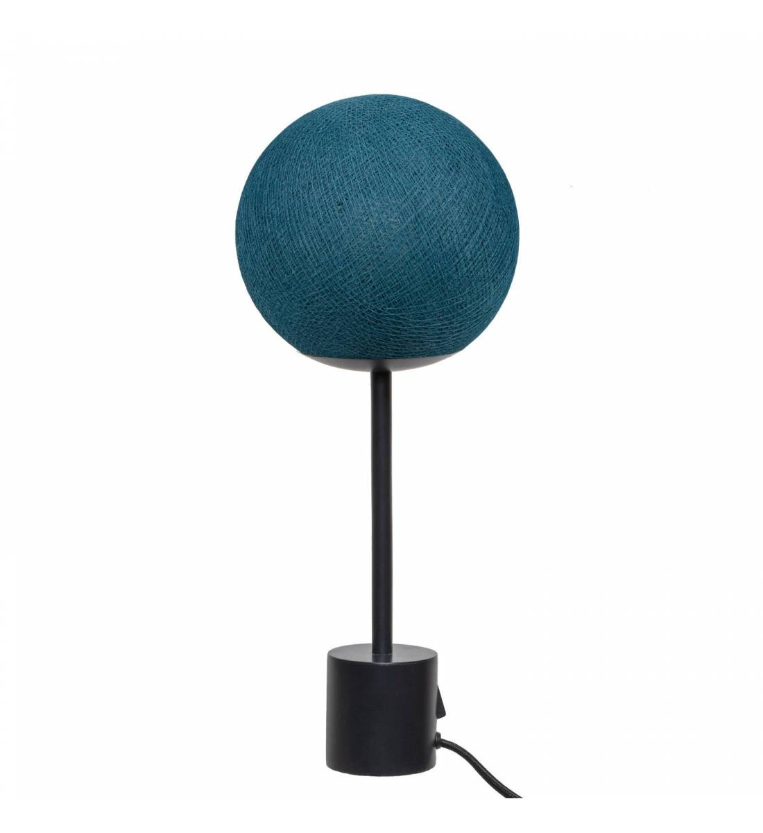 Lampe APAPA Bleu paon - Lámpara Apapa - La Case de Cousin Paul