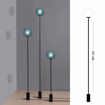 Lampadaire design Granpapa 187 - Bleu paon - Floor lamp - La Case de Cousin Paul