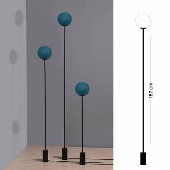 Lampadaire design Granpapa 187 - Bleu paon - Floor lamp - La Case de Cousin Paul