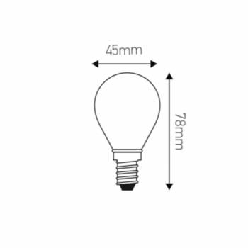 Ampul LED E14 - zilveren dop - Ampoules - La Case de Cousin Paul