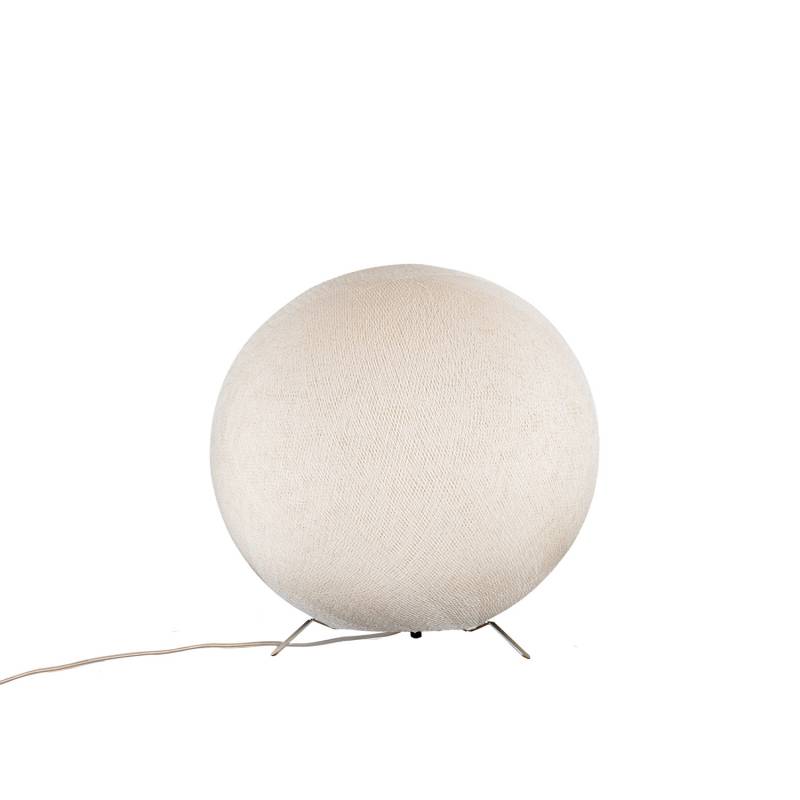 Ecru magnetic globe table lamp - size XS - Table lamp - La Case de Cousin Paul