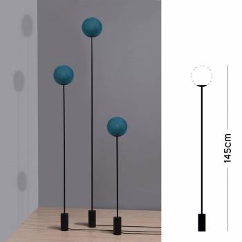 Lampadaire design Granpapa 145 - Bleu paon - Floor lamp - La Case de Cousin Paul