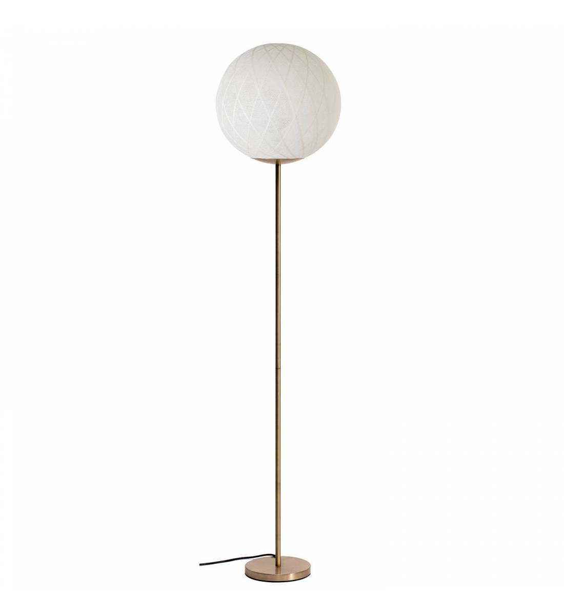 Magnetic Art Deco floor gold lamp Elfenbein - Floor lamp - La Case de Cousin Paul