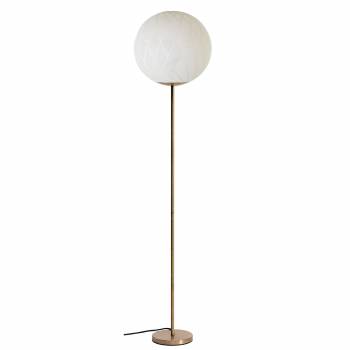 Vloerlamp goud "Art Deco" magnetische ivoor - Lantarentje - La Case de Cousin Paul