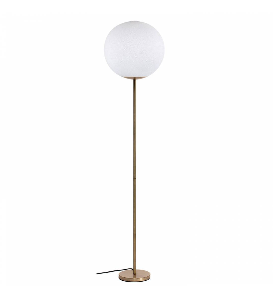 Magnetic floor gold lamp white - Floor lamp - La Case de Cousin Paul