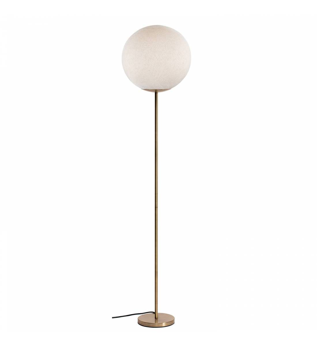 Magnetic floor gold lamp ecru - Floor lamp - La Case de Cousin Paul