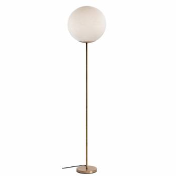 Magnetic floor gold lamp ecru - Floor lamp - La Case de Cousin Paul