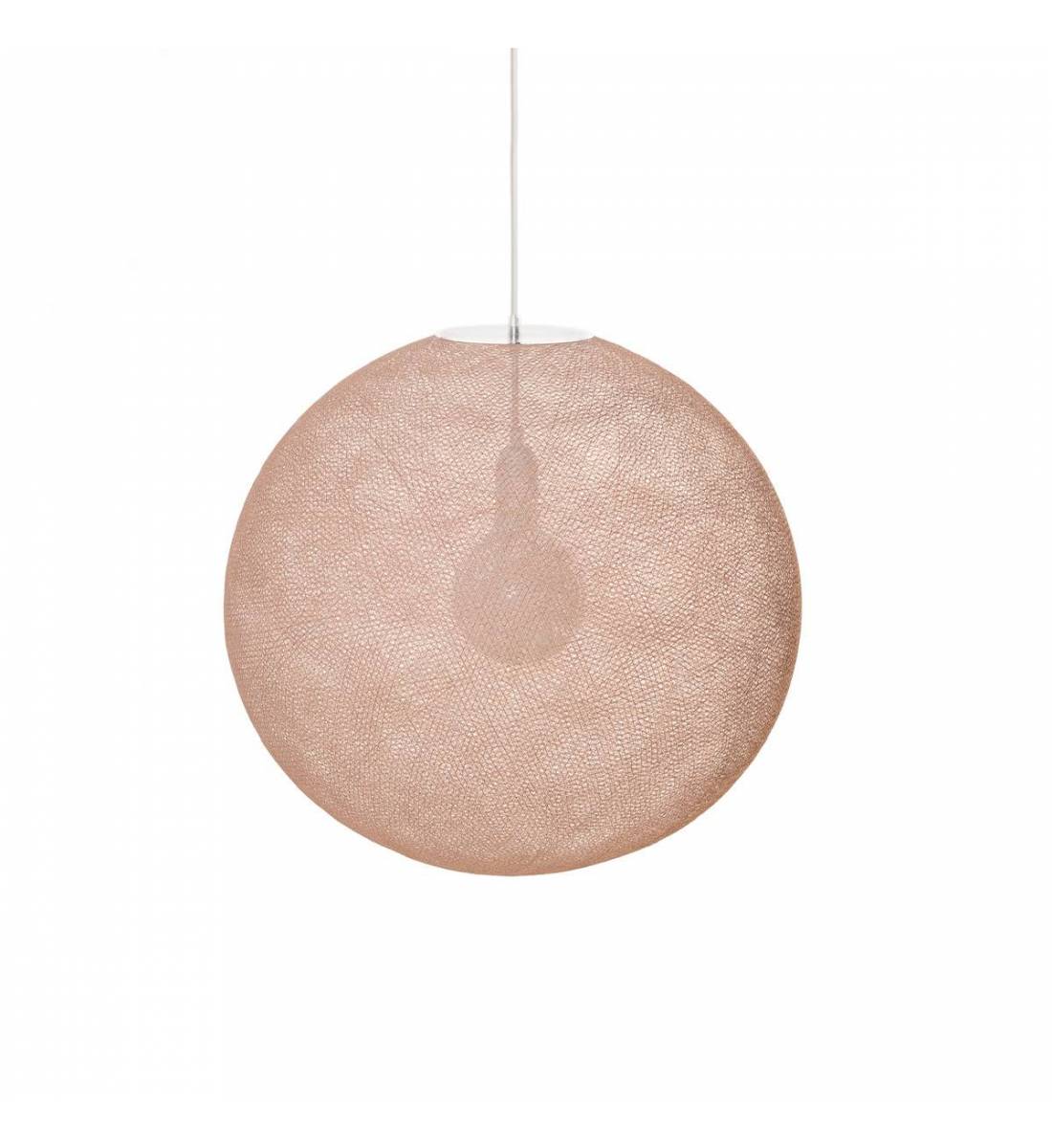 Globe Light XL Nude Ø 50cm - Enkelvoudig ophangsysteem - La Case de Cousin Paul