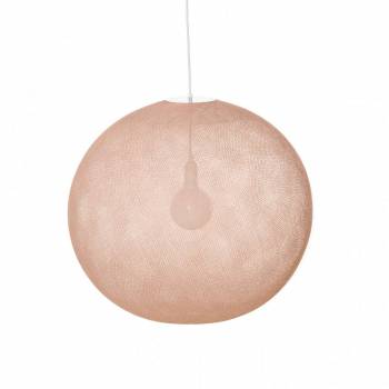 Globe Light XXL Nude Ø 67cm - Enkelvoudig ophangsysteem - La Case de Cousin Paul