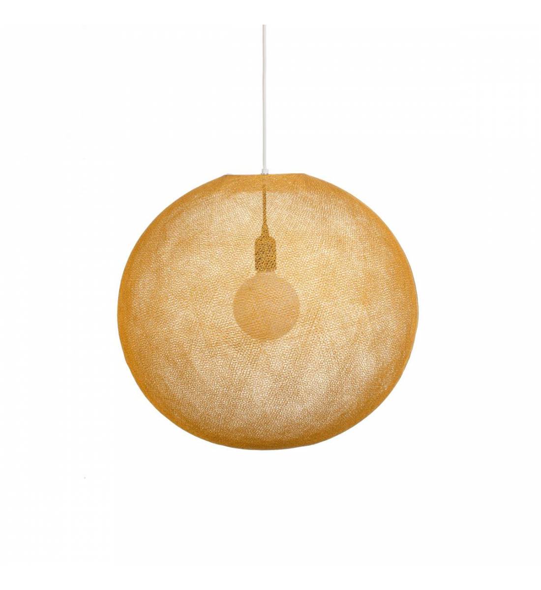 Globe Light XL Camel Ø 50cm - Single Pendant lamp - La Case de Cousin Paul