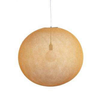 Globe Light XXL Camel Ø 67cm - Suspension simple - La Case de Cousin Paul