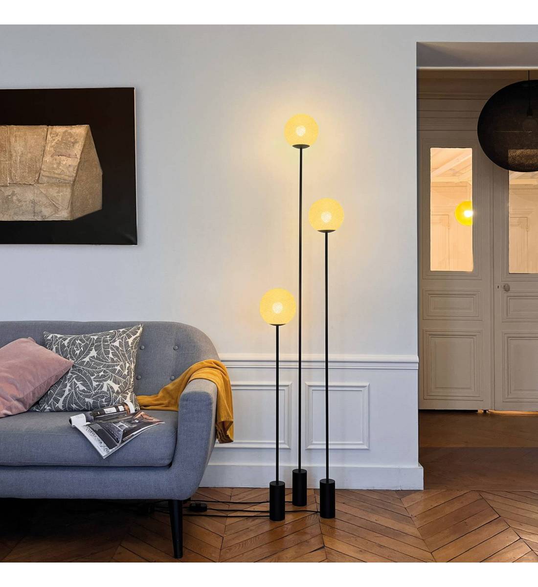 Lampadaire design Granpapa 145 - Ecru - Floor lamp - La Case de Cousin Paul
