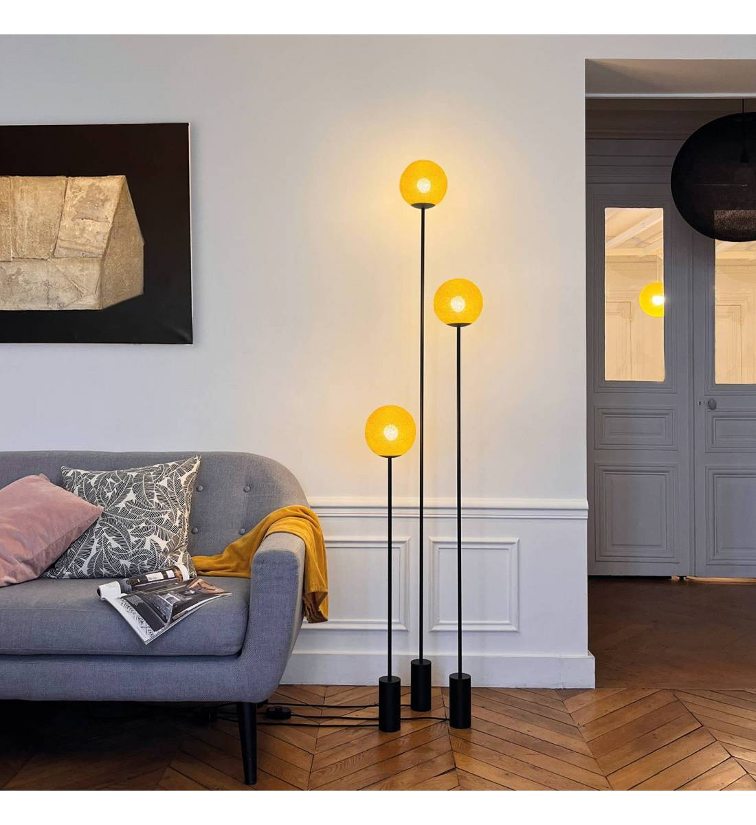 Lampadaire design Granpapa 145 - Camel - Floor lamp - La Case de Cousin Paul