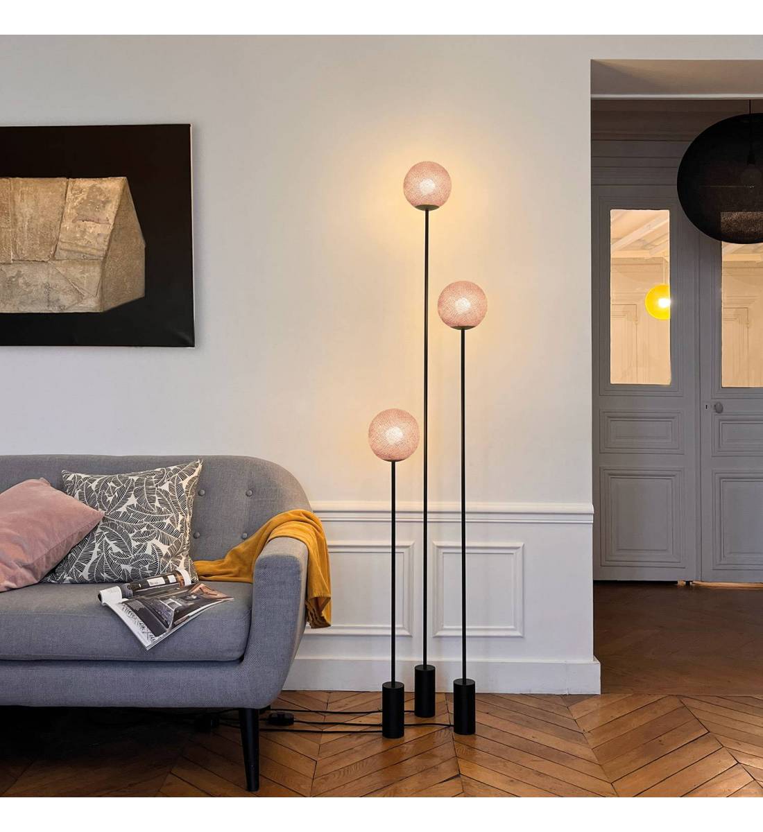 Lampadaire design Granpapa 145 - Nude - Lantarentje - La Case de Cousin Paul