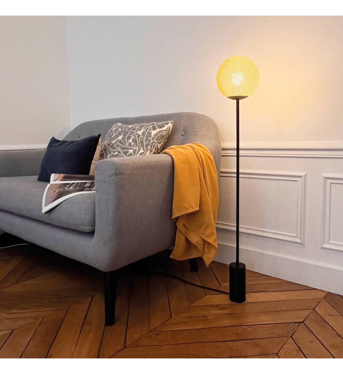 Lampadaire design Granpapa 101 - Ecru - Floor lamp - La Case de Cousin Paul
