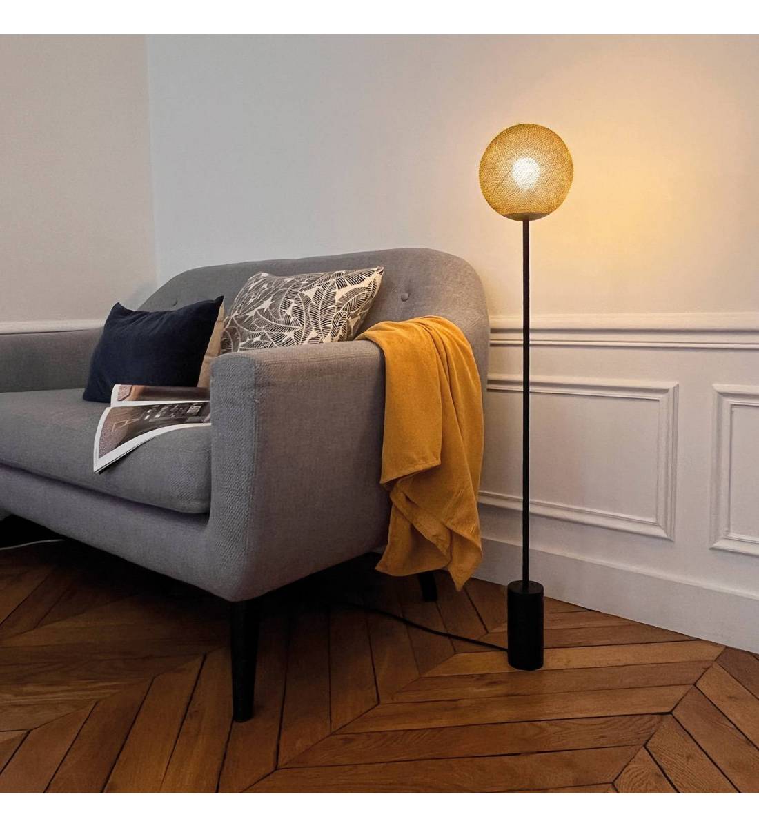 Lampadaire design Granpapa 101 - Tabac - Floor lamp - La Case de Cousin Paul