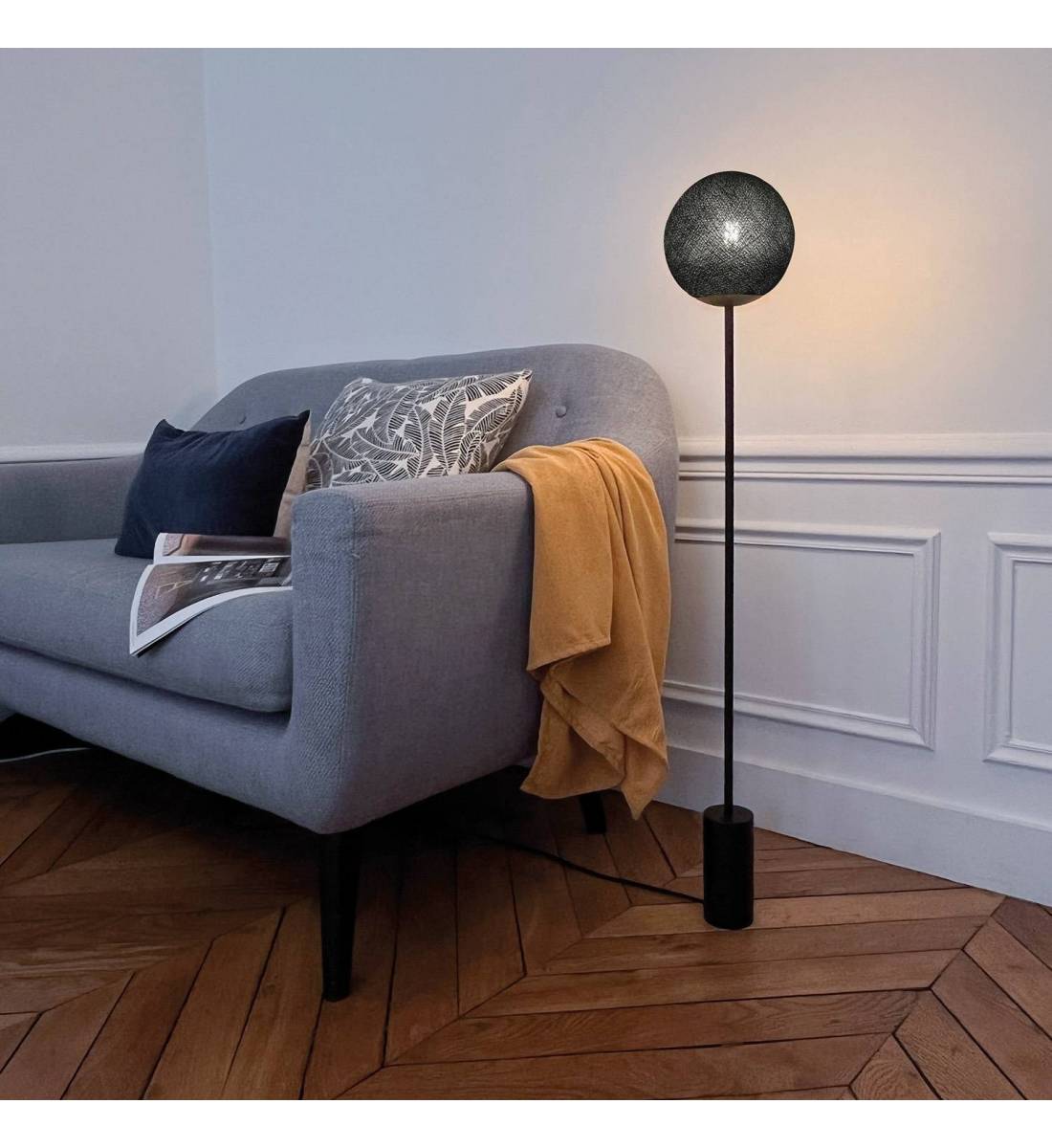 Lampadaire design Granpapa 101 - Anthracite - Floor lamp - La Case de Cousin Paul