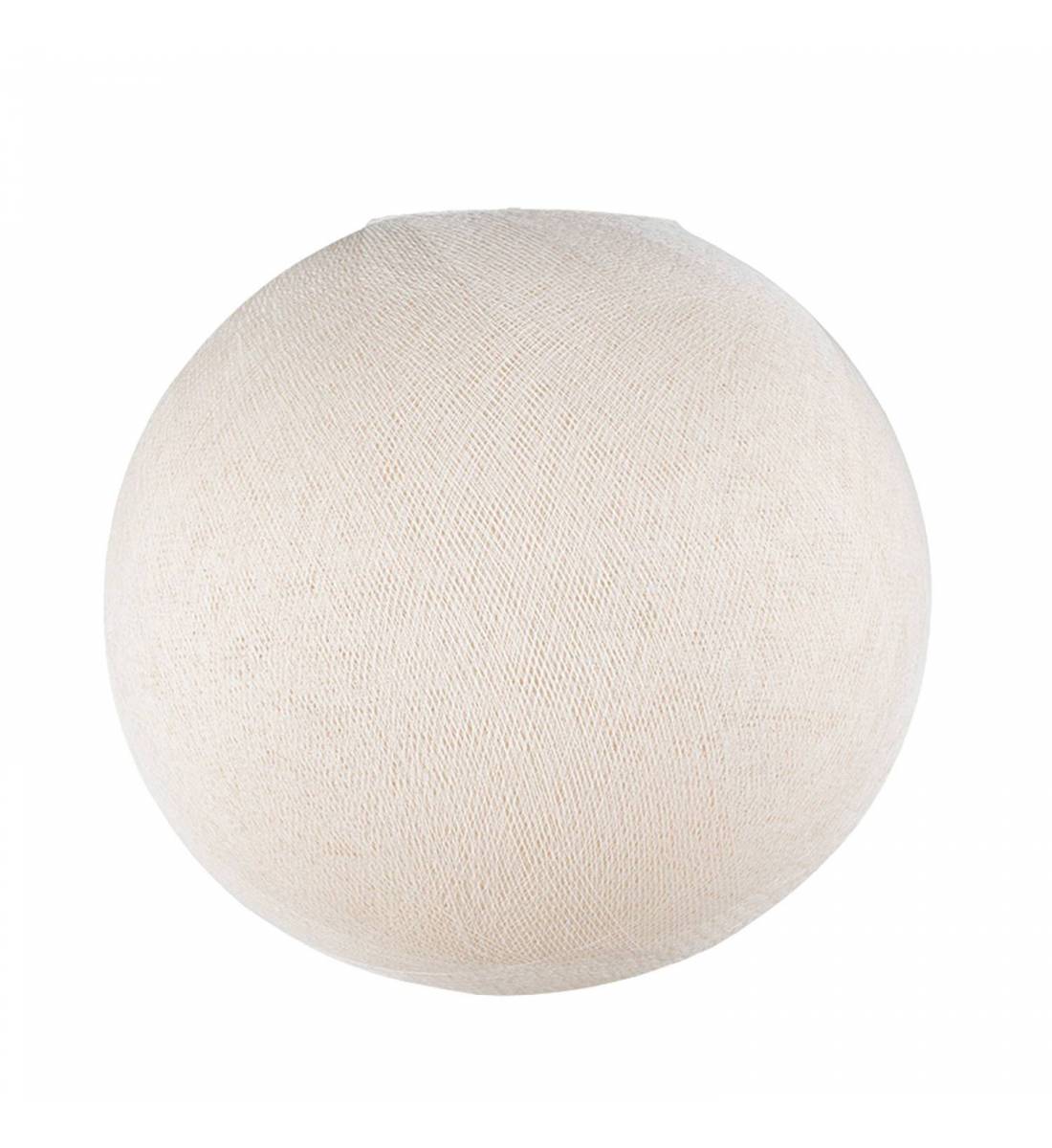 Ecru - Coprilampada globe - La Case de Cousin Paul