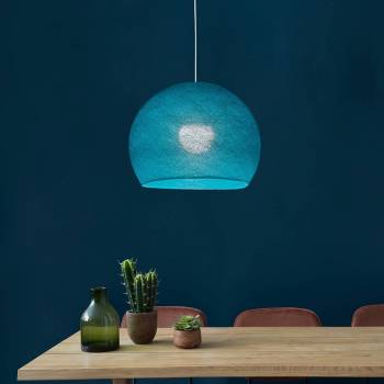 peacock blue - Lampshades domes - La Case de Cousin Paul