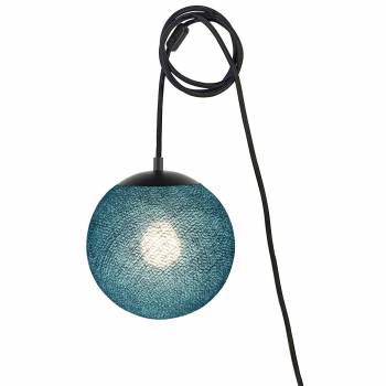 Suspension Nomade Apapa - Bleu paon - Apapa Pendant lamp - La Case de Cousin Paul