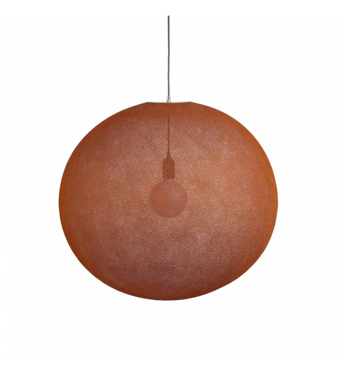 Globe Light XXL Havane Ø 67cm - Enkelvoudig ophangsysteem - La Case de Cousin Paul