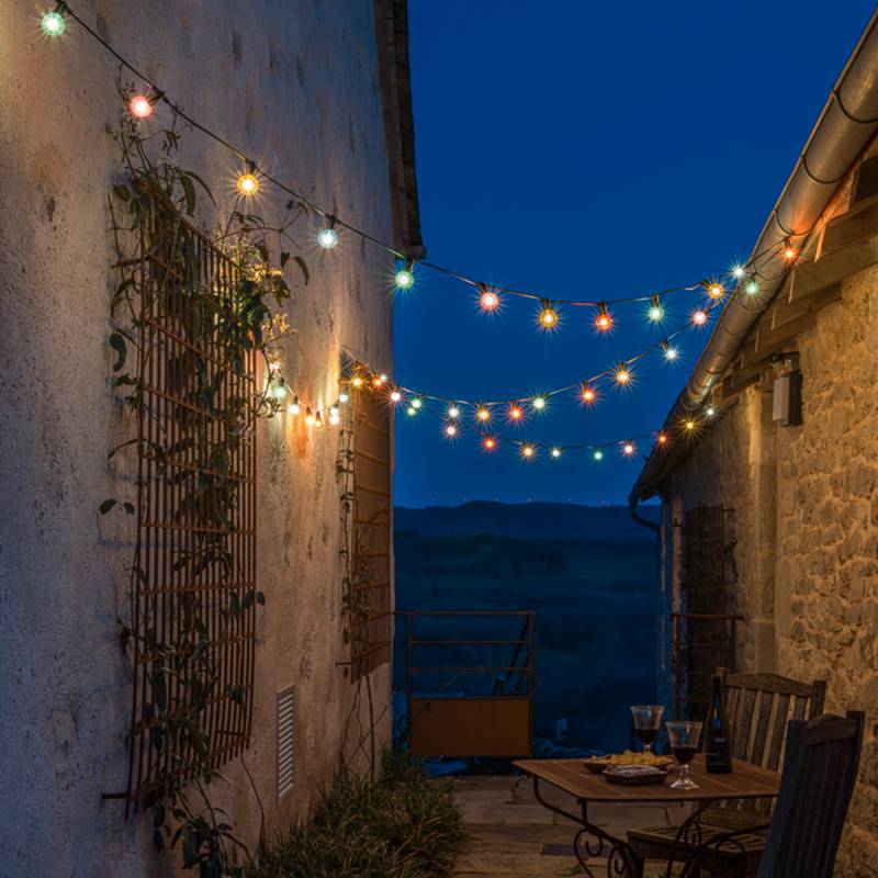 Circus - Guirlande Guinguette multicolore - 6m - Guirlandes Guinguettes - La Case de Cousin Paul