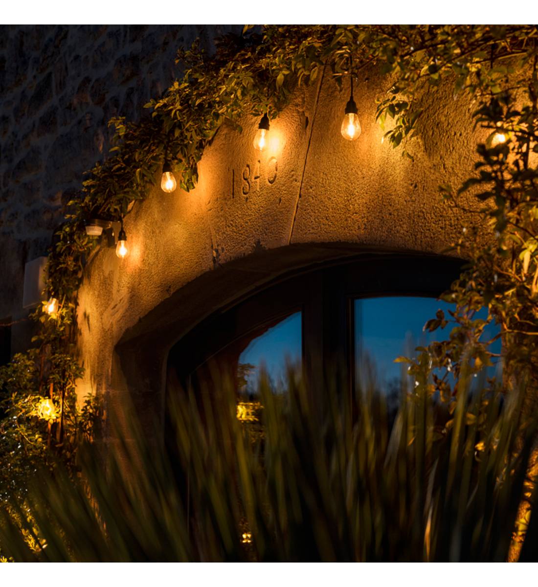 Transparent Marius Guinguette string light - 4,5m - Guinguette string lights - La Case de Cousin Paul