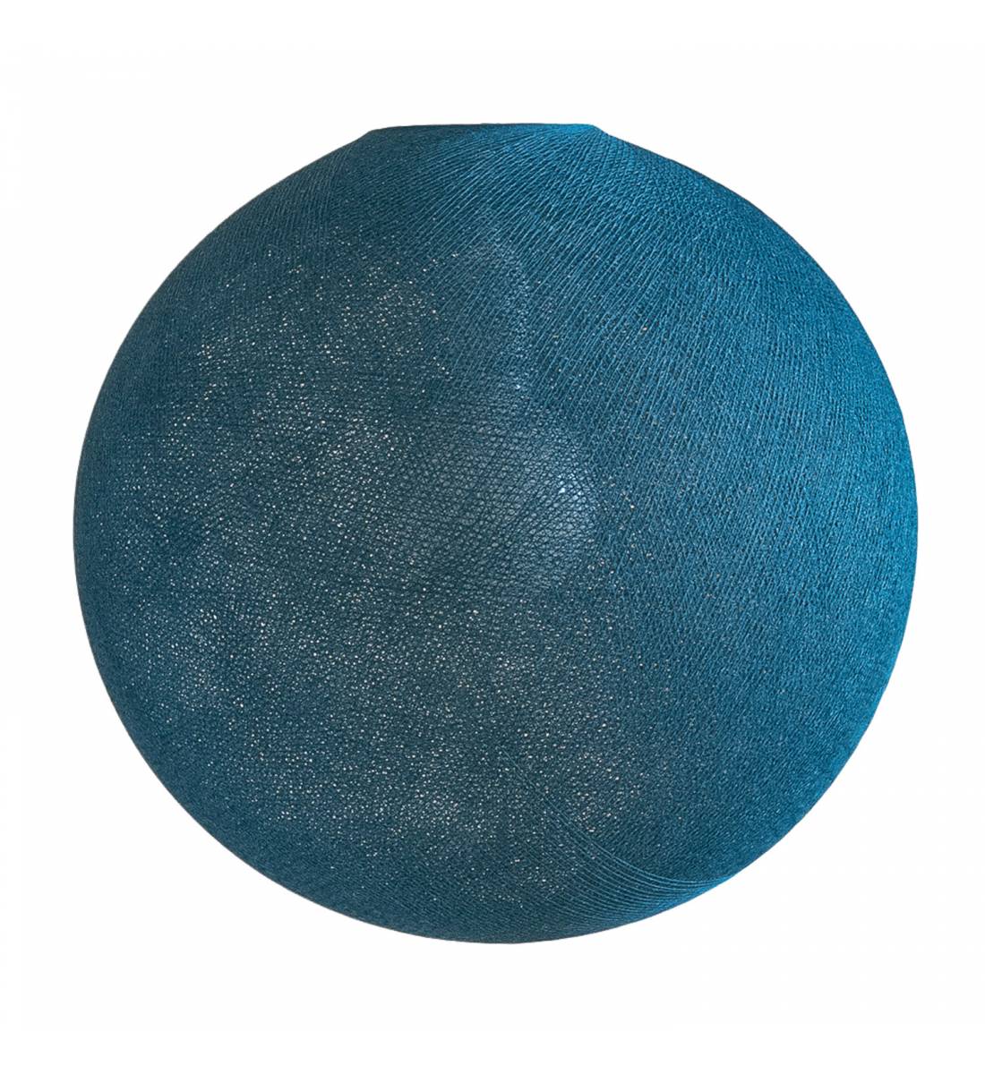 Abat-jour Globe Bleu Paon - Abat-jour Globe Nouvelle Collection - La Case de Cousin Paul