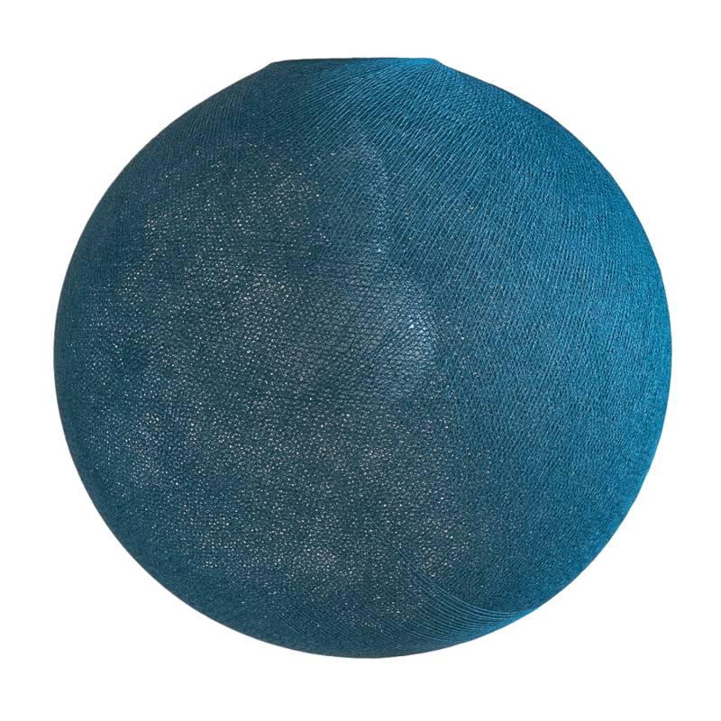 Abat-jour Globe Bleu Paon - Abat-jour Globe Nouvelle Collection - La Case de Cousin Paul