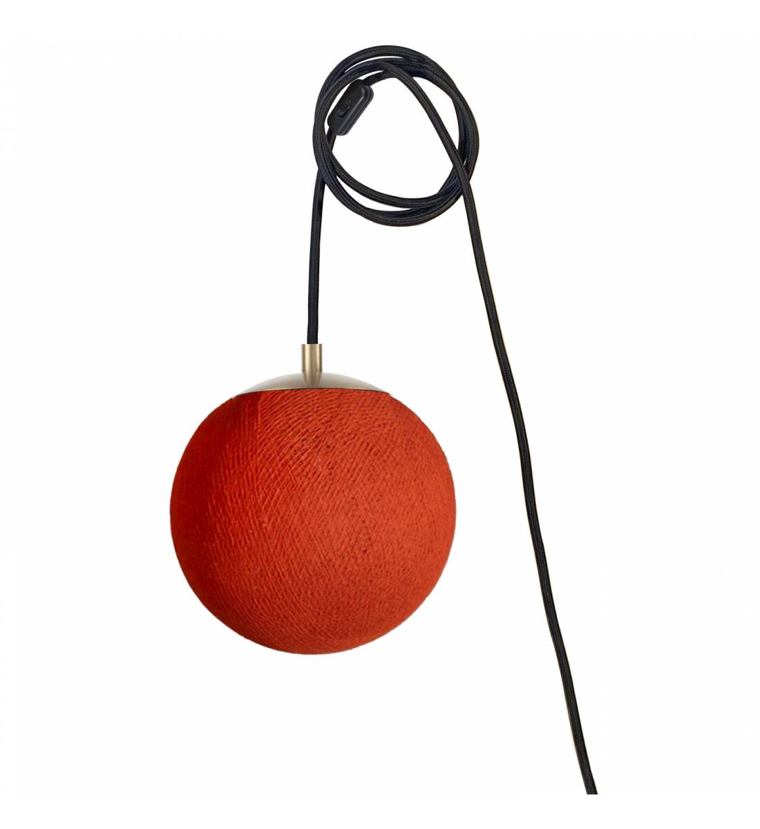 Suspension Nomade Apapa Laiton - Orange Fifty - Nomadische ophanging - La Case de Cousin Paul