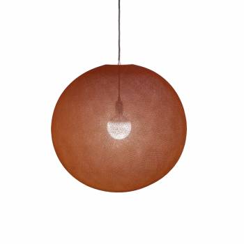 Abat-jour Globe Havane 50 et sa suspension - Single Pendant lamp - La Case de Cousin Paul