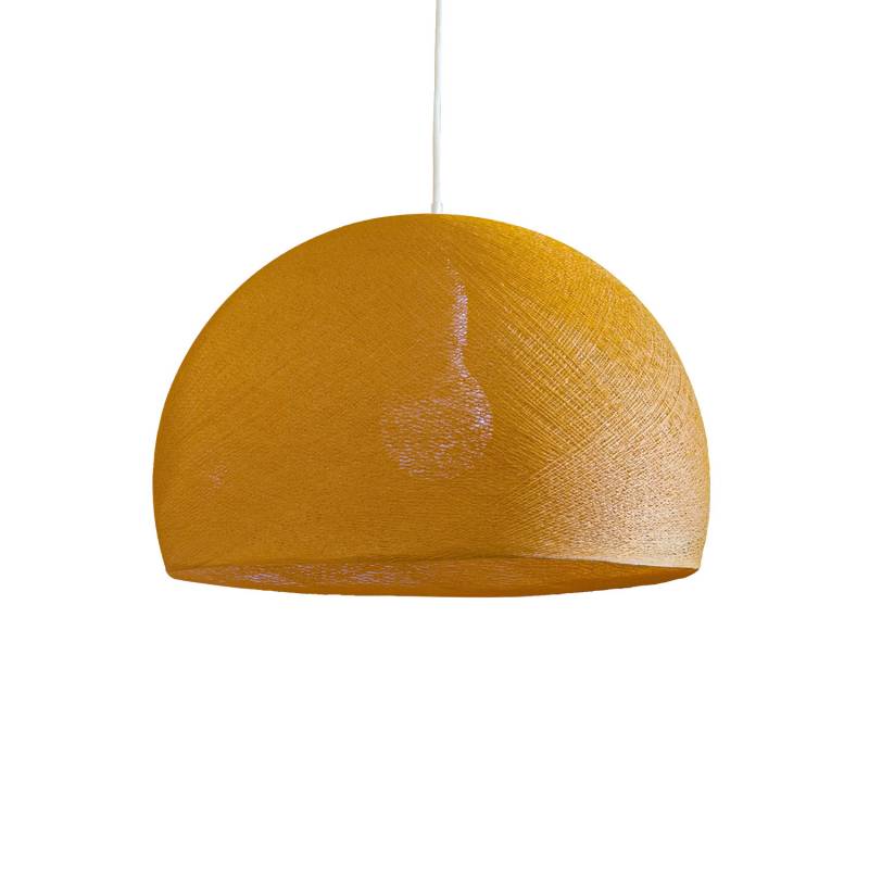 Abat-jour coupole camel 67 avec suspension - Single Pendant lamp - La Case de Cousin Paul