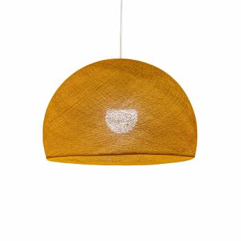 Abat-jour coupole camel 67 avec suspension - Single Pendant lamp - La Case de Cousin Paul