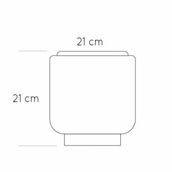 Lámpara de mesa Tulipe desnudo y arena - Lámpara de mesa - La Case de Cousin Paul