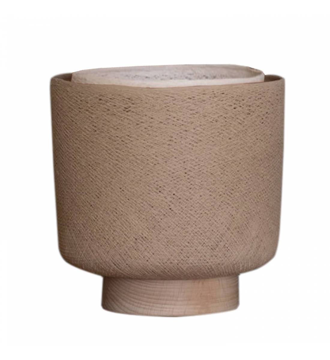 Lampe à poser Tulipe - sable et écru - Lampe à poser - La Case de Cousin Paul