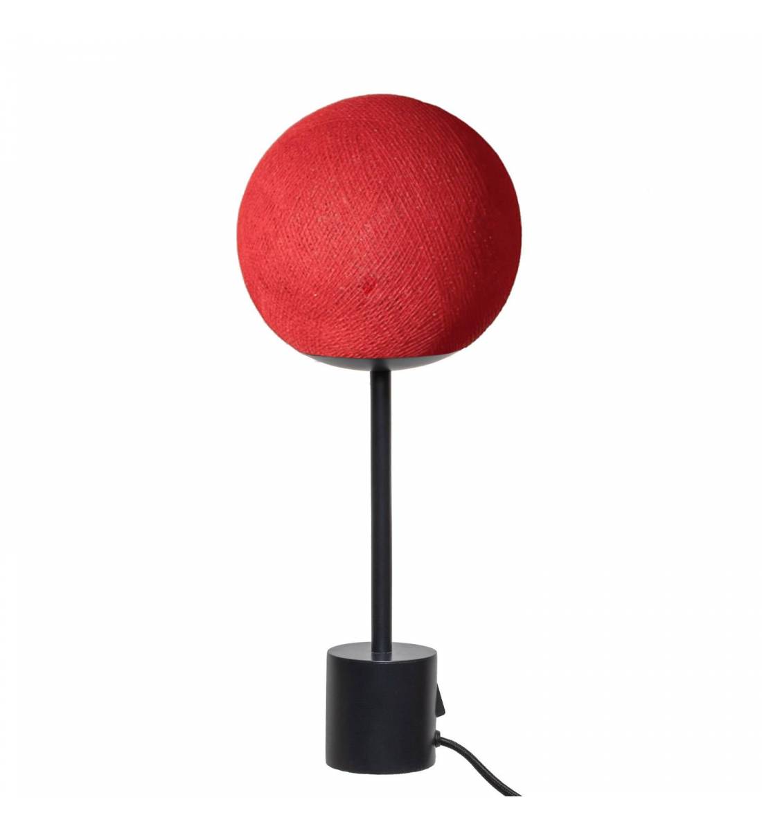 Lampe APAPA Rouge - Lámpara Apapa - La Case de Cousin Paul