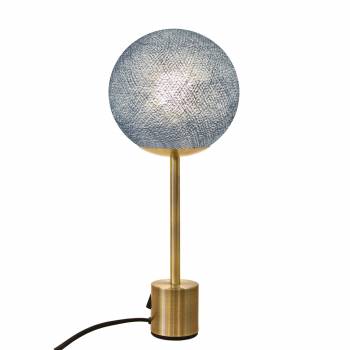 Brass lampe APAPA - Denim - Lamp Apapa - La Case de Cousin Paul