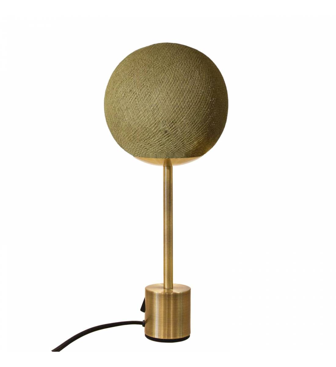 Brass lampe APAPA - Khaki - Lamp Apapa - La Case de Cousin Paul