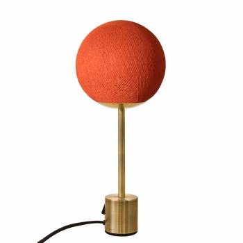 Brass lampe APAPA - Orange fifty - Lamp Apapa - La Case de Cousin Paul