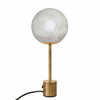 Brass lampe APAPA - Pearl grey - Lamp Apapa - La Case de Cousin Paul