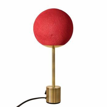Brass lampe APAPA - Red - Lamp Apapa - La Case de Cousin Paul