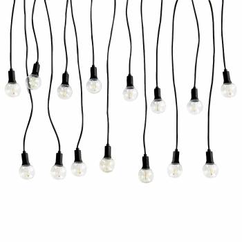 Lichterkette Outdoor Luciole transparent - 15m - Lichterketten Box Guinguette - La Case de Cousin Paul