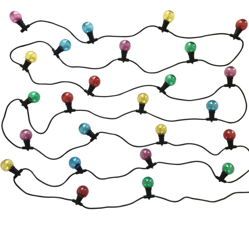 Multicolored Circus Guinguette string light - 6m - Guinguette string lights - La Case de Cousin Paul